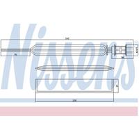 Droger, airconditioning NISSENS, u.a. für Opel, Vauxhall