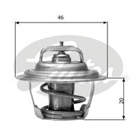 chrysler Thermostaat, koelvloeistof TH02791G1