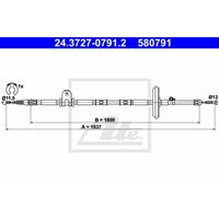 opel Handremkabel 24372707912