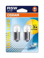Gloeilamp R5W Ultra Life 5W [12V] (2 st.) OSRAM, Spanning (Volt)12V