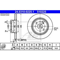 opel Powerdisc remschijf geventileerd 24031002251