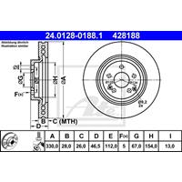 mercedes Remschijf 24012801881