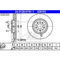 alfaromeo Remschijf 24012801911