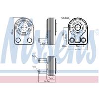 Ölkühler, Motoröl Nissens 90971