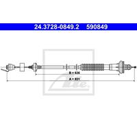 peugeot Koppelingkabel 24372808492