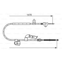 citroen Handremkabel BC785