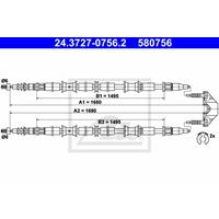 opel Handremkabel 24372707562