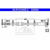 Bremsschlauch | f.becker_line (110 10055)