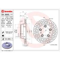 2 Remschijven Brembo Vernis Uv 09.6665.11