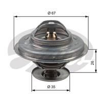 Thermostaat, koelvloeistof GATES, u.a. für Volvo, Bentley, BMW