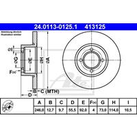 Bremsscheibe | f.becker_line (102 10640)