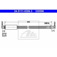 Bremsschlauch | ATE (24.5111-0306.3)