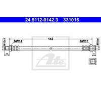 Bremsschlauch ATE 24.5112-0142.3