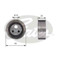 Spannrolle, Zahnriemen 'PowerGrip' | GATES (T41155)