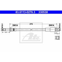 Bremsschlauch | f.becker_line (110 10010)