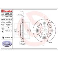 Remschijf BREMBO, Remschijftype: Binnen geventileerd, u.a. für Saab, Opel, Cadillac, Vauxhall, Fiat