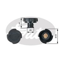 GATES Verschlußdeckel, Kühlmittelbehälter BMW,LAND ROVER,ALPINA RC204 17111742231,17117639022,17119071581 PCD100200L,17111712492,17111712669