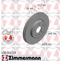 Remschijf COAT Z Zimmermann, Remschijftype: Binnen geventileerd, u.a. für Opel, Vauxhall