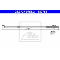 Seilzug, Feststellbremse | ATE (24.3727-0755.2)