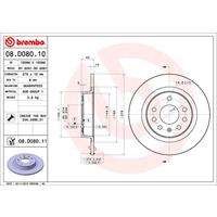 1 Remschijf Brembo Vernis Uv 09.8403.51