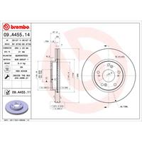 COATED DISC LINE BREMBO, Remschijftype: Binnen geventileerd, u.a. für Honda
