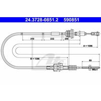 citroen Koppelingkabel 24372808512