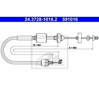 nissan Koppelingkabel 24372810162