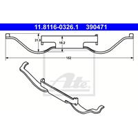 Feder, Bremssattel ATE 11.8116-0326.1