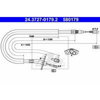 Volkswagen Handremkabel