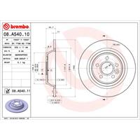 BREMBO Bremsscheibe FORD,LAND ROVER 08.A540.10 LR027123,1379931,2111254 Bremsscheiben,Scheibenbremsen 7G912A315BA,MEDG9J2A315BD,1445210,1385590
