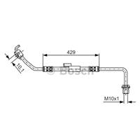 Bremsschlauch Bosch 1 987 476 510