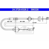 citroen Koppelingkabel