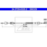 citroen Koppelingkabel 24372803292