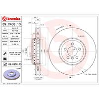 1 Disque De Frein Brembo Composite 09.c408.13