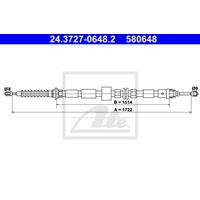 ford Handremkabel 24372706482