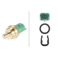 Temperatuursensor HELLA, Diameter (mm)25,4mm, Spanning (Volt)12V, u.a. für Ford, Peugeot, Citroën, Volvo, Land Rover, Fiat, Toyota, Mitsubishi, DS, Ma