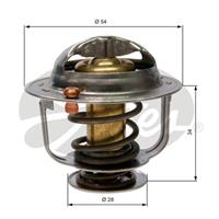 Thermostat, Kühlmittel | GATES (TH31782G1)