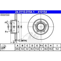 Bremsscheibe | f.becker_line (102 10695)