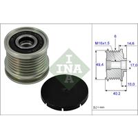 INA Freilauf Lichtmaschine 535 0001 10 Generatorfreilauf,Freilaufriemenscheibe VW,FORD,SKODA,GOLF IV 1J1,TRANSPORTER IV Bus 70XB, 70XC, 7DB, 7DW