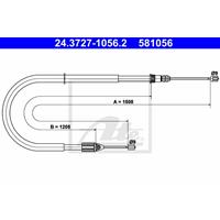 renault Handremkabel 24372710562