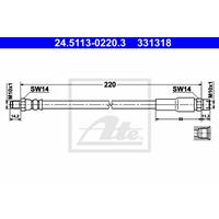 Bremsschlauch | ATE (24.5113-0220.3)