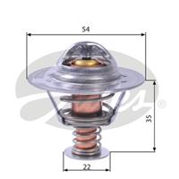 Thermostat, Kühlmittel | GATES (TH22689G1)