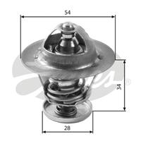 Thermostaat, koelvloeistof GATES, u.a. für Ford, Toyota, VW, Daihatsu, LDV, Citroën, Land Rover, Peugeot, Jaguar, Fiat