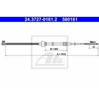 seat Handremkabel 24372701612