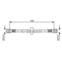 BOSCH Bremsschläuche 1 987 476 884 Bremsschlauch FORD,FOCUS Kombi DNW,FOCUS DAW, DBW,FOCUS Stufenheck DFW