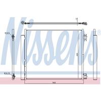 Kondensator, Klimaanlage Nissens 940546