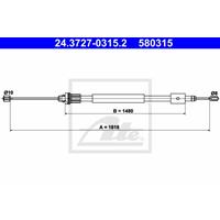 citroen Handremkabel 24372703152