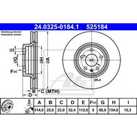 audi Powerdisc Remschijf 24032501841