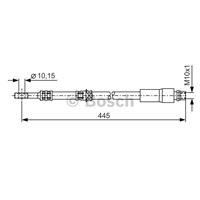 BOSCH Bremsschläuche 1 987 476 455 Bremsschlauch OPEL,CHEVROLET,VAUXHALL,ZAFIRA B A05,ASTRA H Caravan L35,ASTRA H L48,ASTRA H GTC L08,MERIVA B