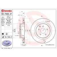 Remschijf COATED DISC LINE BREMBO, Remschijftype: Binnen geventileerd, u.a. für Nissan
